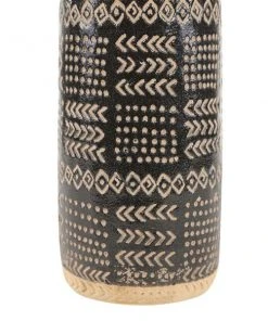 Grayson Lane 1-Piece 18-in x 6-in Black Art Deco Vase -GRAYSON LANE shop 330862186 AlternateImage2 l
