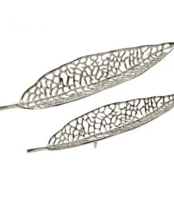 Grayson Lane 2-Piece 3.25-in x 6.8-in Silver Contemporary Tray