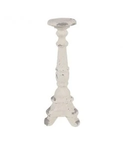 Grayson Lane 1-Candle White Glass Pillar Candle Holder -GRAYSON LANE shop 330862196 AlternateImage5 l