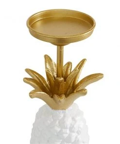 Grayson Lane White 1-Candle Metal Pillar Candle Holder - Set of 2 -GRAYSON LANE shop 330862205 AlternateImage3 l