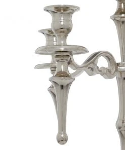 Grayson Lane 5-Candle Silver Metal Candelabra Candle Holder -GRAYSON LANE shop 330862220 AlternateImage3 l
