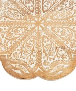 Grayson Lane 1-Tier Wood Full Circle Lazy Susan Cake Stand - Brown -GRAYSON LANE shop 330862229 AlternateImage2 l