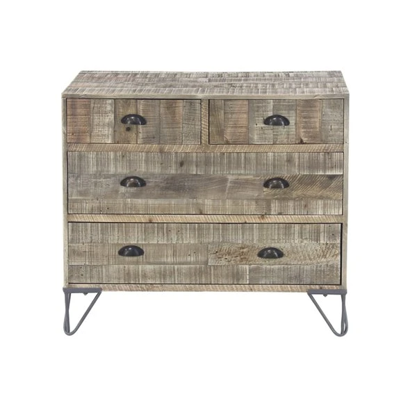 Grayson Lane Brown Asian Hardwood 4-Drawer Accent Chest 1 Grayson Lane Brown Asian Hardwood 4-Drawer Accent Chest