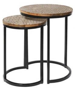 Grayson Lane 2-Piece Contemporary Metal Accent Table Set