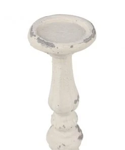 Grayson Lane White 1-Candle Glass Pillar Candle Holder -GRAYSON LANE shop 330862238 AlternateImage3 l