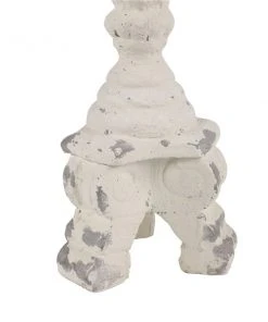 Grayson Lane White 1-Candle Glass Pillar Candle Holder -GRAYSON LANE shop 330862238 AlternateImage4 l