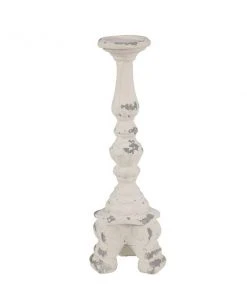 Grayson Lane White 1-Candle Glass Pillar Candle Holder -GRAYSON LANE shop 330862238 AlternateImage5 l