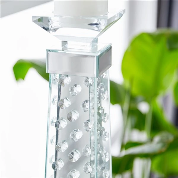 330862239_AlternateImage2_l.jpg Grayson Lane 1-Candle Glass Pillar Candle Holder - Clear -GRAYSON LANE shop 330862239 AlternateImage2 l