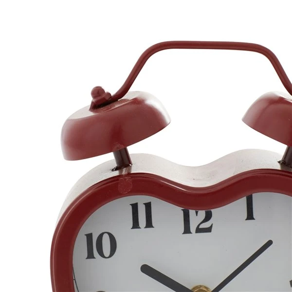 Grayson Lane 8-in x 6.5-in Red Analogue Novelty Tabletop Standard Clock 3 Grayson Lane 8-in x 6.5-in Red Analogue Novelty Tabletop Standard Clock - Image 3