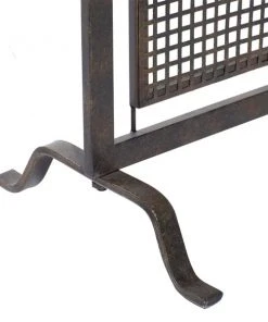 Grayson Lane 9-in Black Iron 1-Panel Scroll Fireplace Screen -GRAYSON LANE shop 330862243 AlternateImage3 l