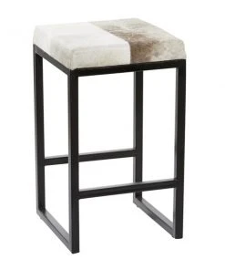 Grayson Lane Black Counter Height (22-in to 26-in) Upholstered Bar Stool