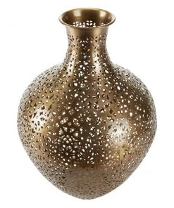 Grayson Lane 1-Piece 17.5-in x 12.5-in Gold Art Deco Vase -GRAYSON LANE shop 330862251 AlternateImage6 l