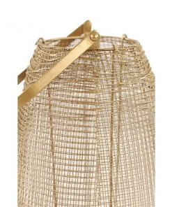 Grayson Lane 1-Candle Metal Lantern Candle Holder - Gold -GRAYSON LANE shop 330862252 AlternateImage3 l