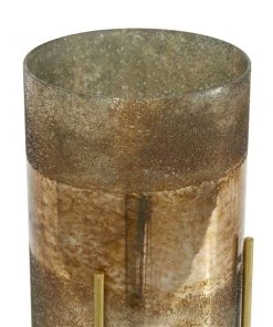 Grayson Lane 1-Candle Glass Pillar Candle Holder - Set of 2 -GRAYSON LANE shop 330862260 AlternateImage4 l