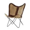 Grayson Lane Rustic Brown Butterfly Chair