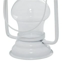 Grayson Lane 1-Candle White Metal Lantern Candle Holder -GRAYSON LANE shop 330862266 AlternateImage3 l