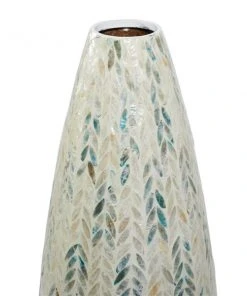 Grayson Lane 1-Piece 33.13-in x 10.25-in White Casual Vase -GRAYSON LANE shop 330862272 AlternateImage2 l