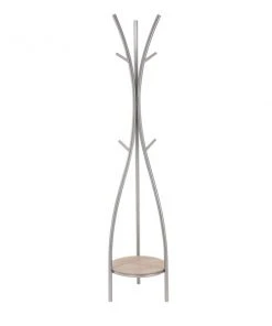 Grayson Lane Silver 4-Hook Coat Stand