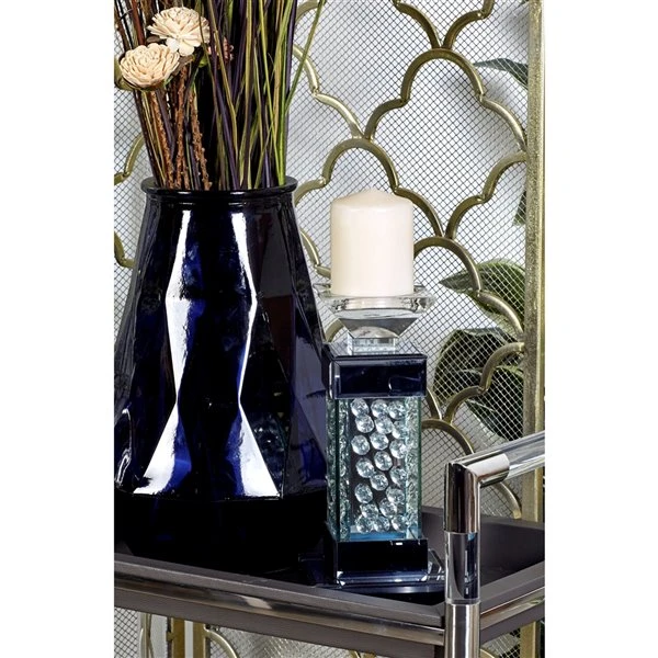 330862278_AlternateImage1_l.jpg Grayson Lane 1-Candle Glass Pillar Candle Holder - Clear -GRAYSON LANE shop 330862278 AlternateImage1 l