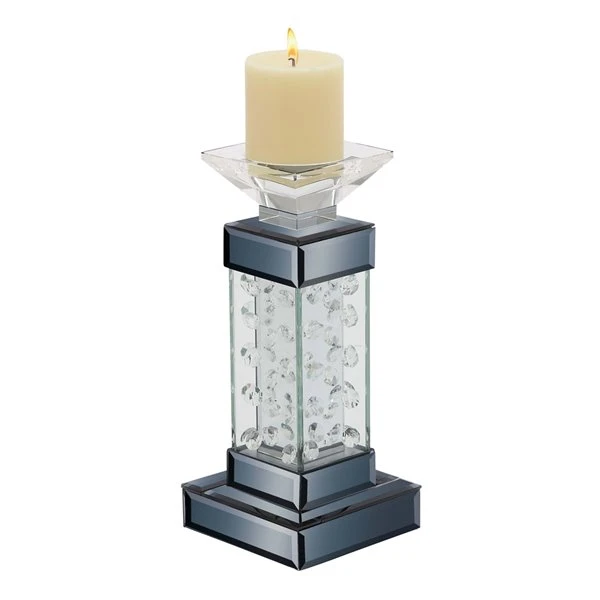 330862278_MainImage_001_l.jpg Grayson Lane 1-Candle Glass Pillar Candle Holder - Clear -GRAYSON LANE shop 330862278 MainImage 001 l