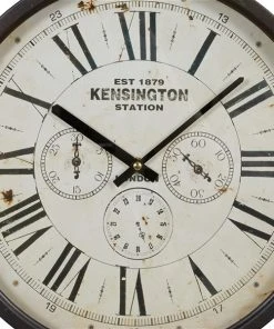 Grayson Lane 14-in x 14-in Brown Analogue Round Wall Standard Clock 9 Grayson Lane 14-in x 14-in Brown Analogue Round Wall Standard Clock -GRAYSON LANE shop 330862302 AlternateImage4 l