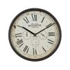 Grayson Lane 14-in x 14-in Brown Analogue Round Wall Standard Clock