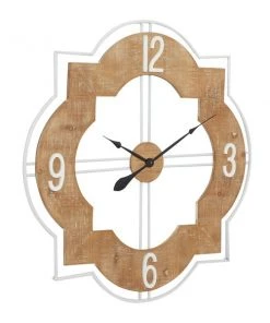 Grayson Lane 34.5-in x 34.5-in Brown Analogue Novelty Wall Standard Clock -GRAYSON LANE shop 330862322 AlternateImage5 l