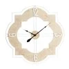 Grayson Lane 34.5-in x 34.5-in Brown Analogue Novelty Wall Standard Clock