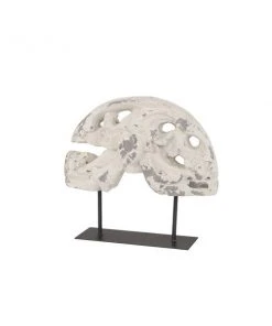 Grayson Lane 1-Piece 15-in x 4-in White Classic Sculpture