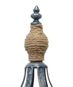 Grayson Lane 3-Candle Grey Metal Lantern Candle Holder -GRAYSON LANE shop 330862328 AlternateImage3 l