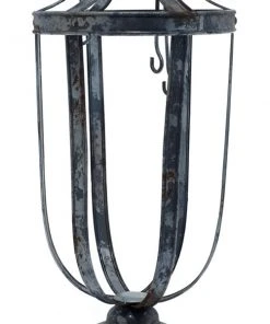 Grayson Lane 3-Candle Grey Metal Lantern Candle Holder -GRAYSON LANE shop 330862328 AlternateImage4 l