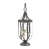 Grayson Lane 3-Candle Grey Metal Lantern Candle Holder
