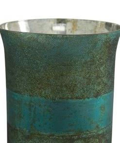 Grayson Lane 1-Candle Green Glass Pillar Candle Holder - Set of 2 2 Grayson Lane 1-Candle Green Glass Pillar Candle Holder - Set of 2 -GRAYSON LANE shop 330862335 AlternateImage3 l