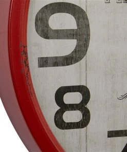 Grayson Lane 14-in x 14-in Red Analogue Round Wall Standard Clock -GRAYSON LANE shop 330862355 AlternateImage3 l