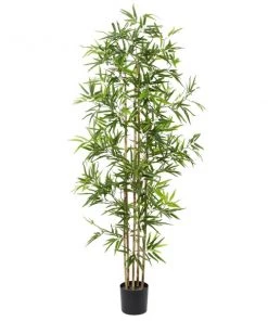 Grayson Lane 72-in Green Artificial Bamboo Plant