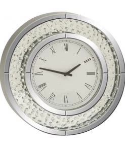 Grayson Lane 20-in x 20-in White Analogue Round Wall Standard Clock