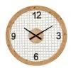 Grayson Lane 24-in x 24-in White Analogue Round Wall Standard Clock