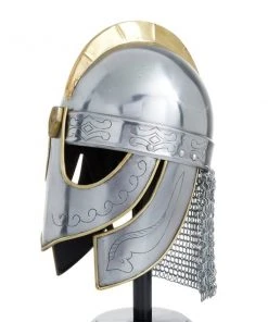 Grayson Lane 1-Piece 17.15-in x 10.70-in Silver Classic Helmet -GRAYSON LANE shop 330862384 AlternateImage3 l