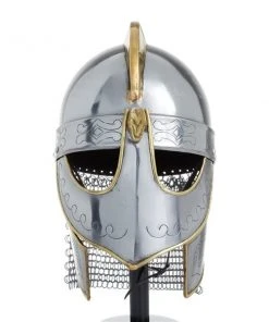 Grayson Lane 1-Piece 17.15-in x 10.70-in Silver Classic Helmet