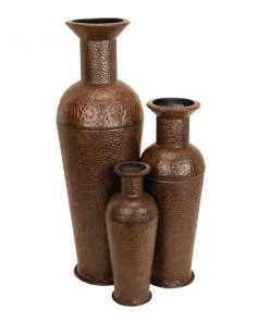 Grayson Lane 3-Piece 50-in x 14-in Brown Classic Vase