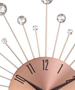 Grayson Lane 15-in x 15-in Analogue Round Wall Standard Clock - Brown -GRAYSON LANE shop 330862390 AlternateImage4 l