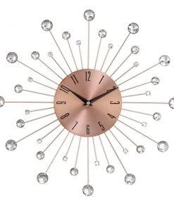 Grayson Lane 15-in x 15-in Analogue Round Wall Standard Clock - Brown -GRAYSON LANE shop 330862390 AlternateImage5 l