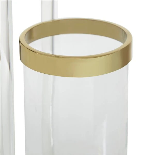 330862395_AlternateImage3_l.jpg Grayson Lane 1-Candle Gold Metal Pillar Candle Holder -GRAYSON LANE shop 330862395 AlternateImage3 l