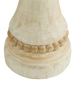 Grayson Lane 1-Candle Cream Wood Pillar Candle Holder - Set of 3 3 Grayson Lane 1-Candle Cream Wood Pillar Candle Holder - Set of 3 -GRAYSON LANE shop 330862396 AlternateImage4 l