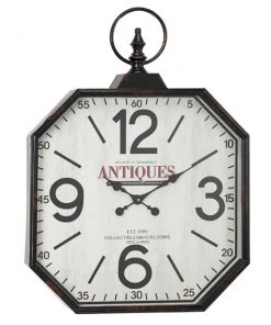 Grayson Lane 32-in x 24-in Black Analogue Novelty Wall Standard Clock