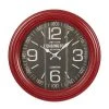 Grayson Lane 14-in x 14-in Analogue Round Wall Standard Clock - Red