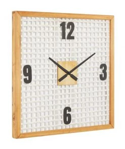 Grayson Lane 23.5-in x 23.5-in White Analogue Square Wall Standard Clock -GRAYSON LANE shop 330862411 AlternateImage5 l