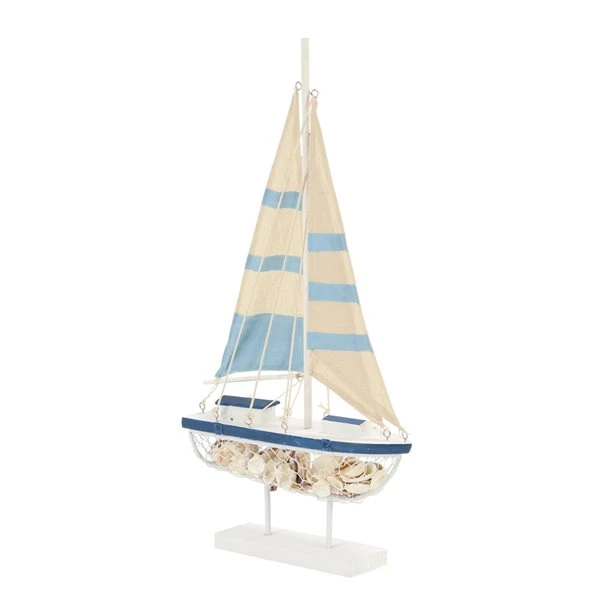 Grayson Lane 1-Piece 25-in x 4-in Blue Casual Sculpture 5 Grayson Lane 1-Piece 25-in x 4-in Blue Casual Sculpture - Image 5