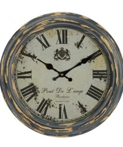 Grayson Lane 14-in x 14-in Black Analogue Round Wall Standard Clock