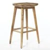 Grayson Lane Bar Height (27-in to 35-in) Brown Bar Stool